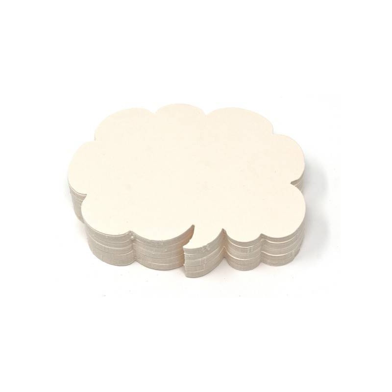 NUVOLETTA CARTONCINO AVORIO 9x6cm 50pz