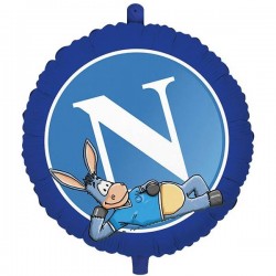 PALLONE MYLAR TONDO SSC NAPOLI 18 43cm
