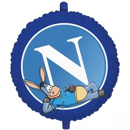 PALLONE MYLAR TONDO SSC NAPOLI 18 43cm
