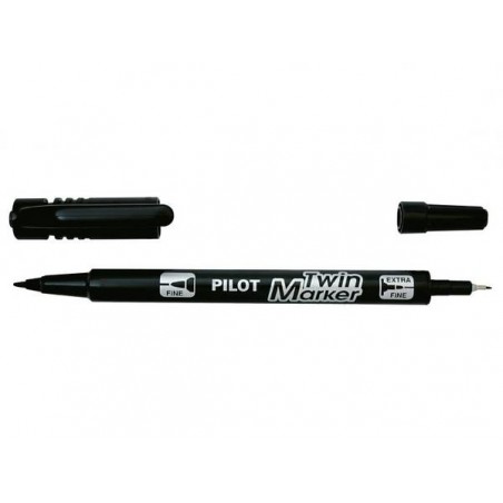 PENNARELLO PILOT MARKER TWIN BEGREEN NERO 0,3-0,5mm