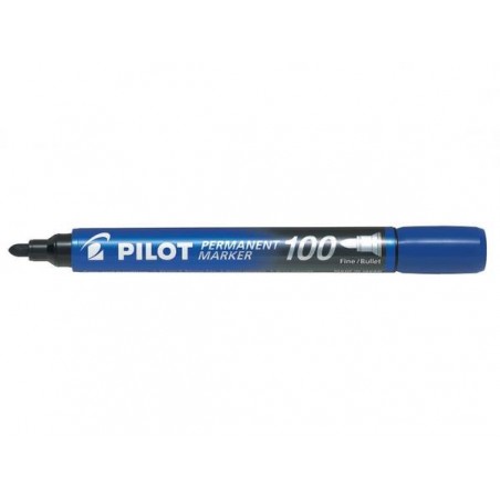 PILOT PERMANENT MARKER MK100 TONDA 1mm BLU