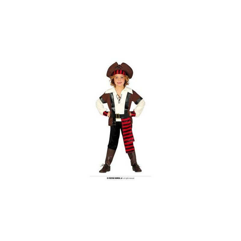 COSTUME PIRATA DEI SETTE MARI 10 - 12 ANNI