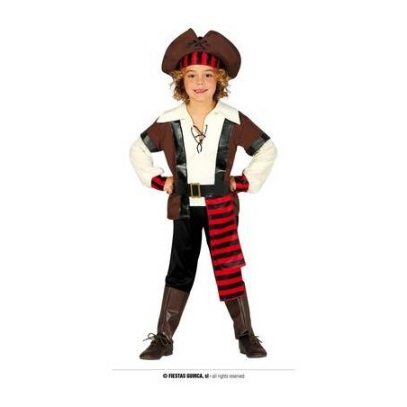 COSTUME PIRATA DEI SETTE MARI 10 - 12 ANNI