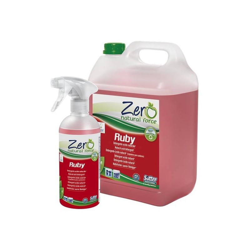 LINEA ZERO DISINCROSTANTE NATURALE RUBY ECOLABEL 500ml SUTTER