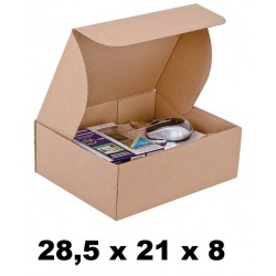 SCATOLA E-COMMERCE FUSTELLATA MOD.S 28,5x21x8cm