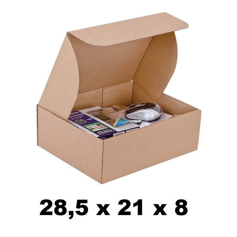 SCATOLA E-COMMERCE FUSTELLATA MOD.S 28,5x21x8cm