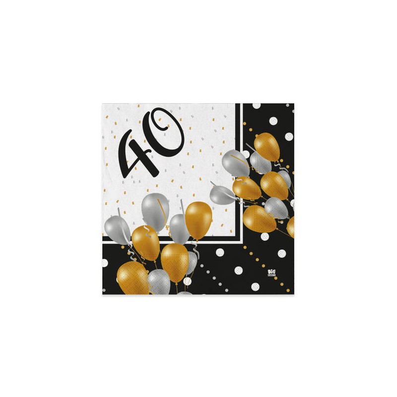 TOVAGLIOLI 25x25 PRESTIGE 40 ANNI 20pz