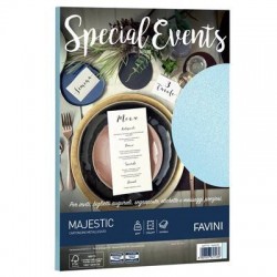 CARTA A4 SPECIAL EVENTS 250gr AZZURRO 10fg