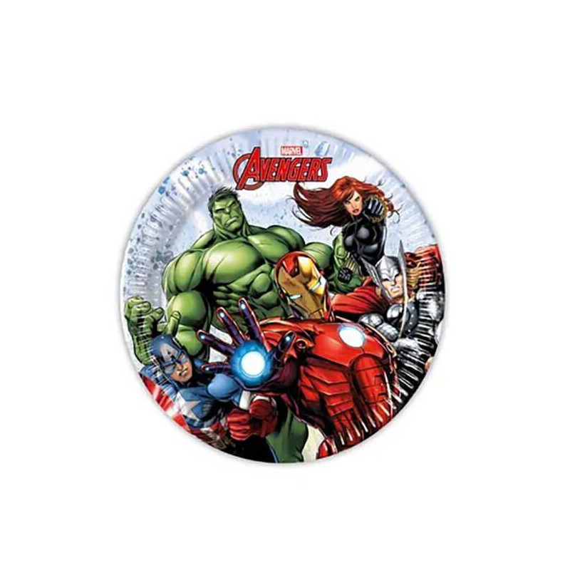 PIATTI DESSERT AVENGERS  8pz