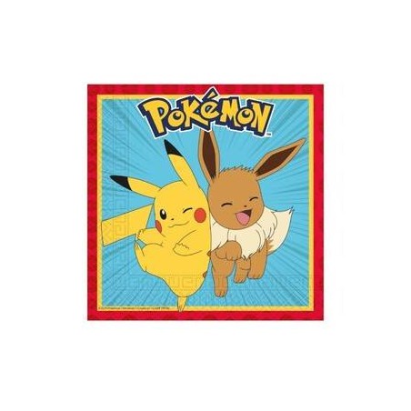 TOVAGLIOLI 33x33 POKEMON 20pz