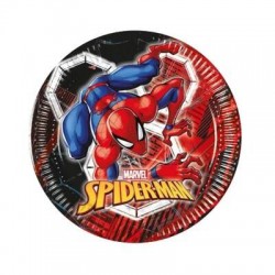 PIATTI DESSERT 20cm SPIEDERMAN 8pz