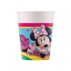 BICCHIERI CARTA 200ml MINNIE ARCOBALENO 8pz