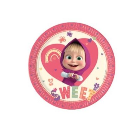 PIATTO ø23cm MASHA SWEET 8pz