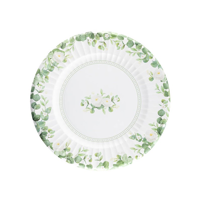 SOTTOPIATTI ROMANTIC GREEN 33cm 6pz