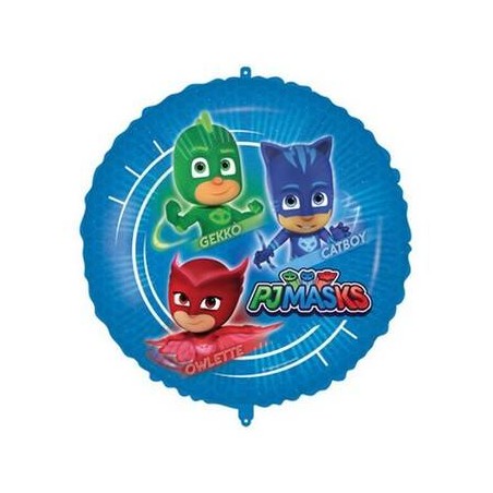 PALLONE MYLAR TONDO 45cm PJ MASK