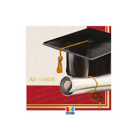 TOVAGLIOLI 25x25 LAUREA AD MAIORA 16pz