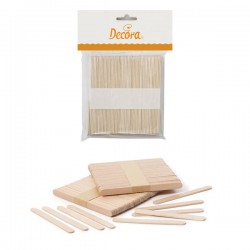 STECCHE PER GELATO 1x9,3cm IN LEGNO DI BETULLA 100pz