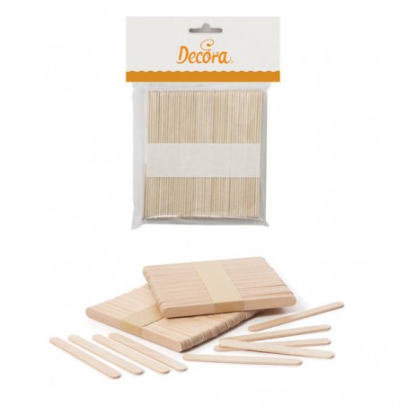 STECCHE PER GELATO 1x9,3cm IN LEGNO DI BETULLA 100pz