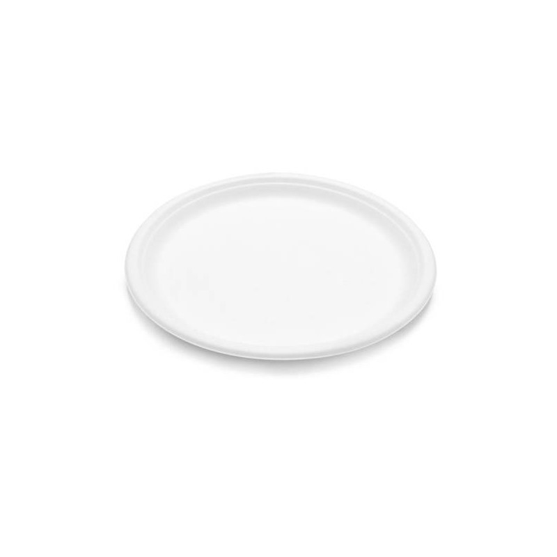 PIATTI PIANI POLPA BORDOFINO ø21 BIODEGRADABILI 50pz BYò