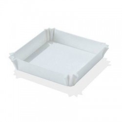 PIROTTINO SLIM QUADRATO CUP Q BIANCO mm80x80x10 90pz