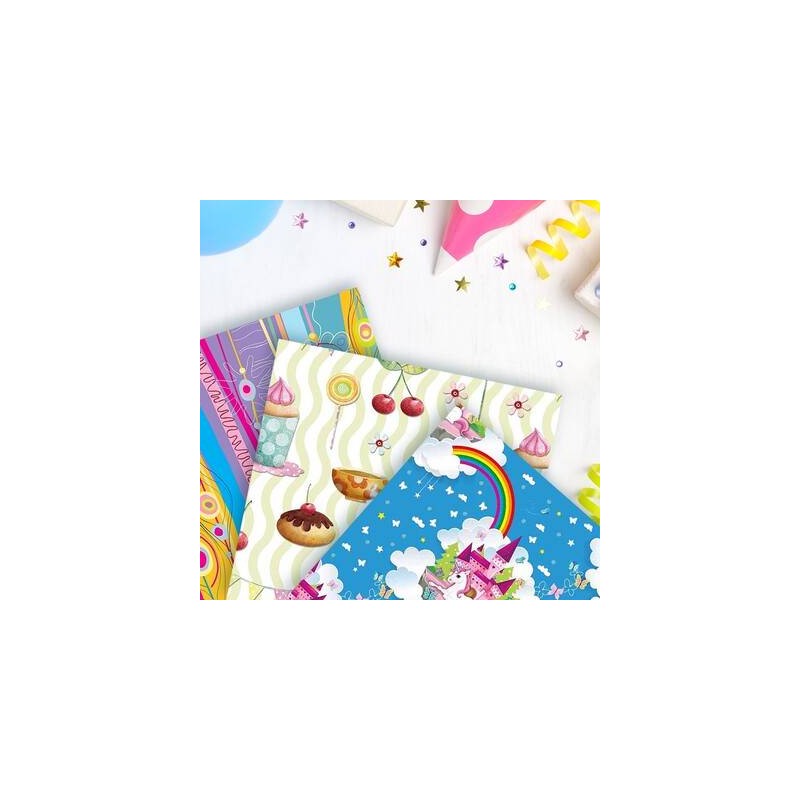 FOGLI CARTA REGALO 70x110 PIEGATI GENERICO SS.TI 1pz