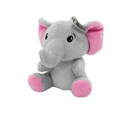 PESETTO PELUCHE 90gr 11cm ELEFANTE ROSA 1pz