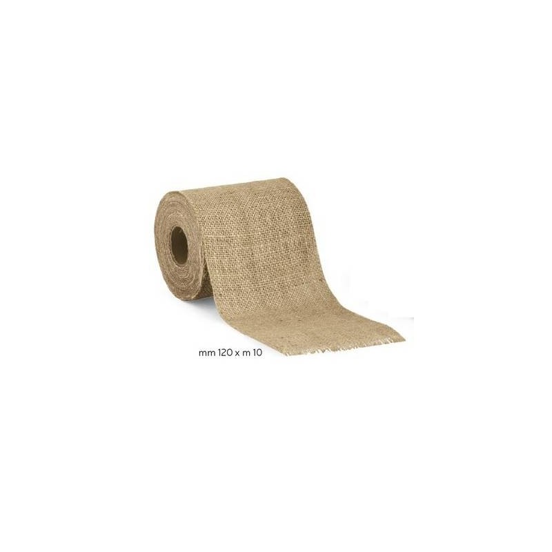 NASTRO JUTA TAGLIO VIVO mm120x10mt