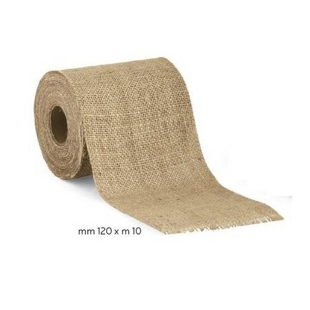 NASTRO JUTA TAGLIO VIVO mm120x10mt
