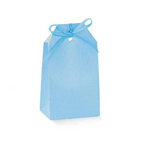 SCATOLA TAG 5,5x3,5x10 FIBRA AZZURRA 10pz