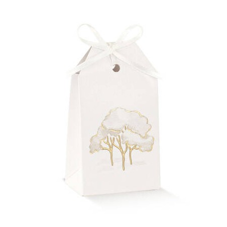 SCATOLA TAG 5,5x3,5x10cm ST. CALDO INTRECCI AVORIO 10pz