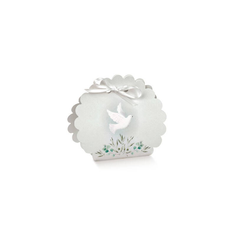 SCATOLA CONCHIGLIA 5,8x4x8,5cm SANTA CRESIMA 10pz