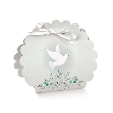 SCATOLA CONCHIGLIA 5,8x4x8,5cm SANTA CRESIMA 10pz