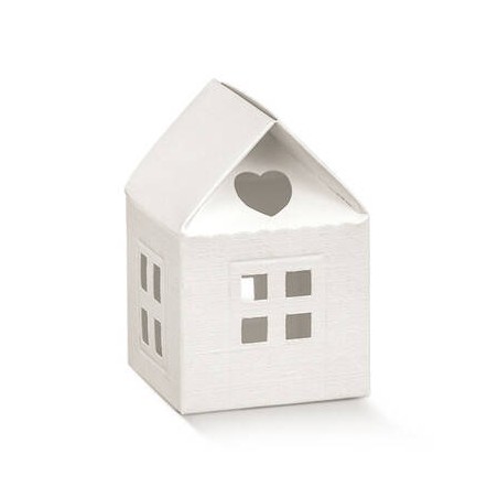 SCATOLA CASETTA 5,5x5,5x5cm FIBRA BIANCO 10pz