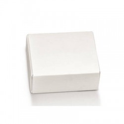 SCATOLA CASSETTO QUADRETTO 6x5x3cm + DIVISORIO FIBRA BIANCO 10pz