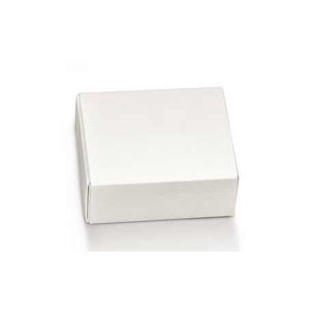 SCATOLA CASSETTO QUADRETTO 6x5x3cm + DIVISORIO FIBRA BIANCO 10pz