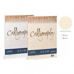 CARTA A4 CANVAS 100gr RISMA 50fg AVORIO