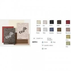 CARTA A4 CALLIGRAPHY CRUSH 250gr RISMA 50fg CACAO
