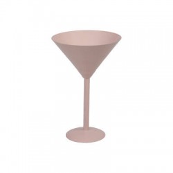 COPPA MARTINI LACCATA ø12x19cm ROSA