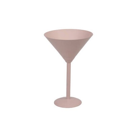 COPPA MARTINI LACCATA ø12x19cm ROSA