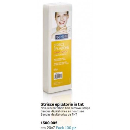 STRISCE EPILAZIONE TNT TEKNO TOUCH H.7cm 20x7cm ECO 100pz