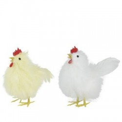 POLLO IN PIUMA 2COLORI ASS.TI 14cm