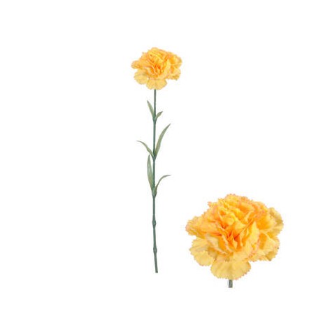 FIORE DI GAROFANO S/STELO 57cm GIALLO