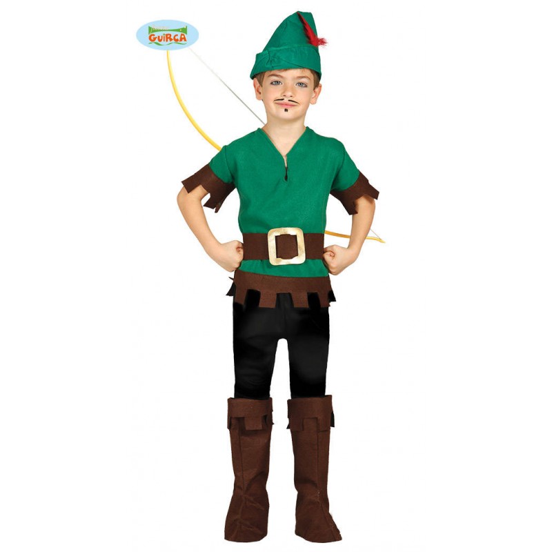 COSTUME LADRO DELLA FORESTA 10-12 ANNI