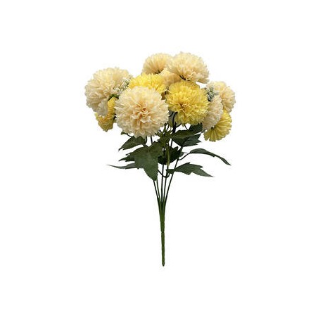 BOUQUET GAROFANO 34cm GIALLO