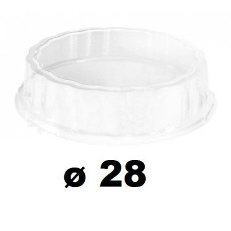 COPERCHIO MEDORO ø28x8cm PET