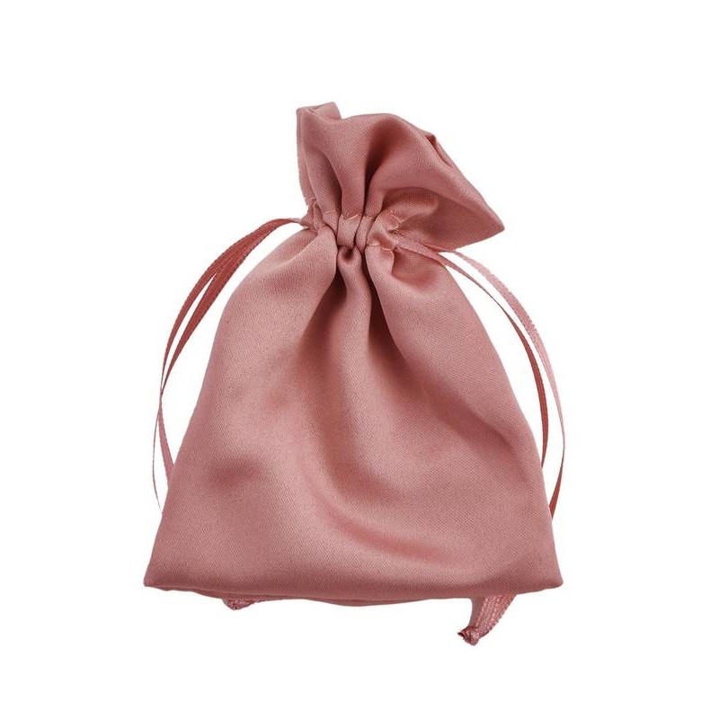 SACCHETTO RASO 9x12cm MALVA 12pz