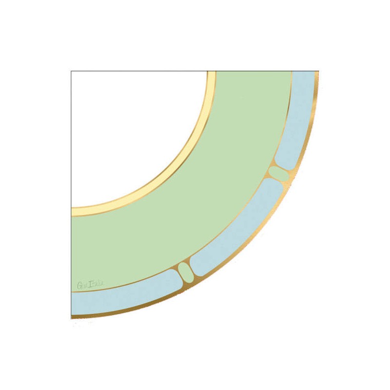 TOVAGLIOLI 33x33 VANITY SAGE 16pz