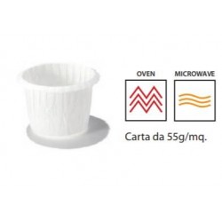 PIROTTINI MUFFIN 30x30mm BIANCO 120PZ