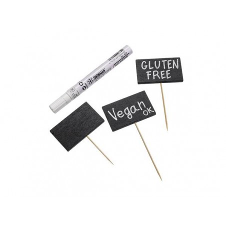 SPIEDI BAMBOO LAVAGNA 12cm C/PENNARELLO 50pz