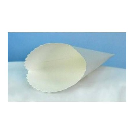 CONO CARTA 250gr 11x15x17,5cm 20pz BIANCO